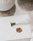 Mother-of-Pearl Antique Wax Seal