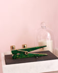 Bakelite Catalin Green Paperclip