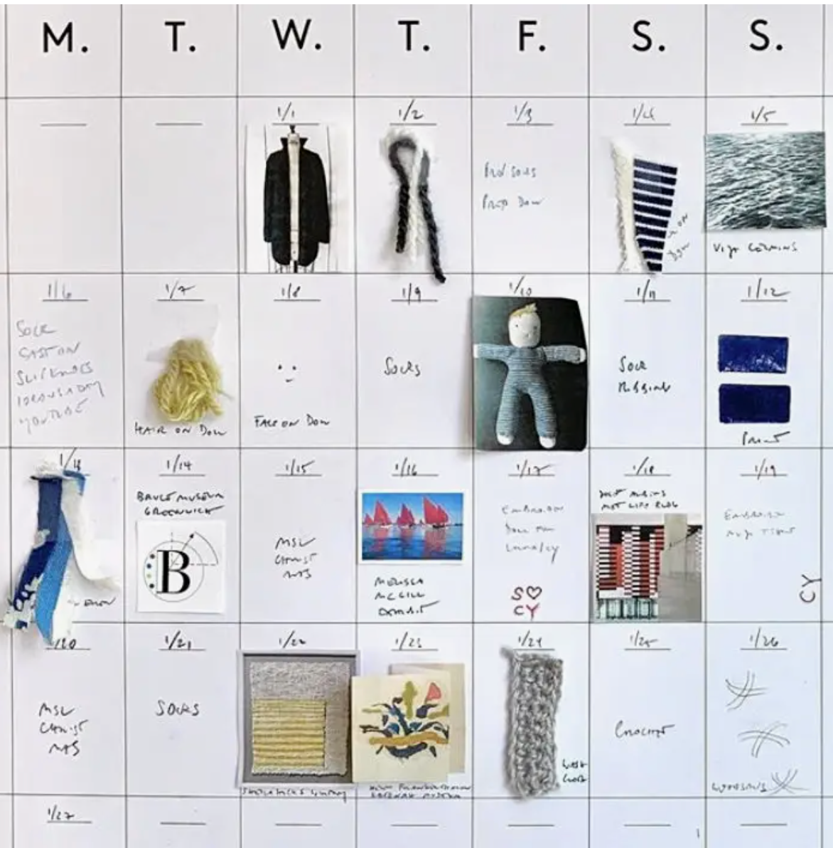 Monthly Wall Planner - Miss Parfaite 