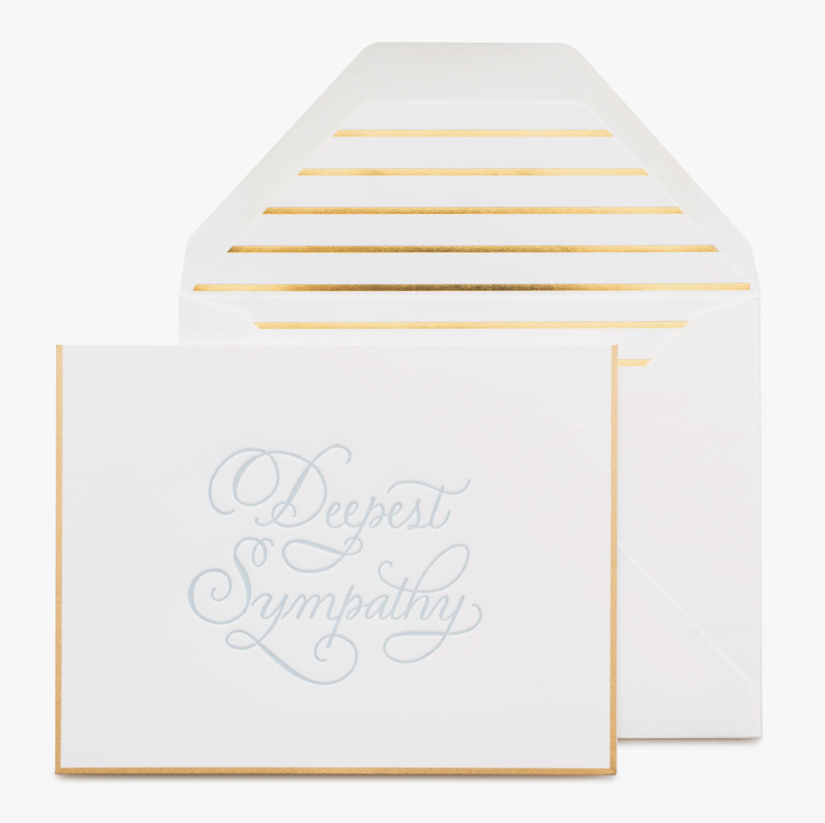 Traditional Deepest Sympathy Card - Miss Parfaite 