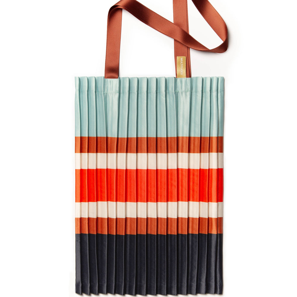 SAC FOURRE-TOUT PLISSÉ EN SATIN SORRENTO DUST