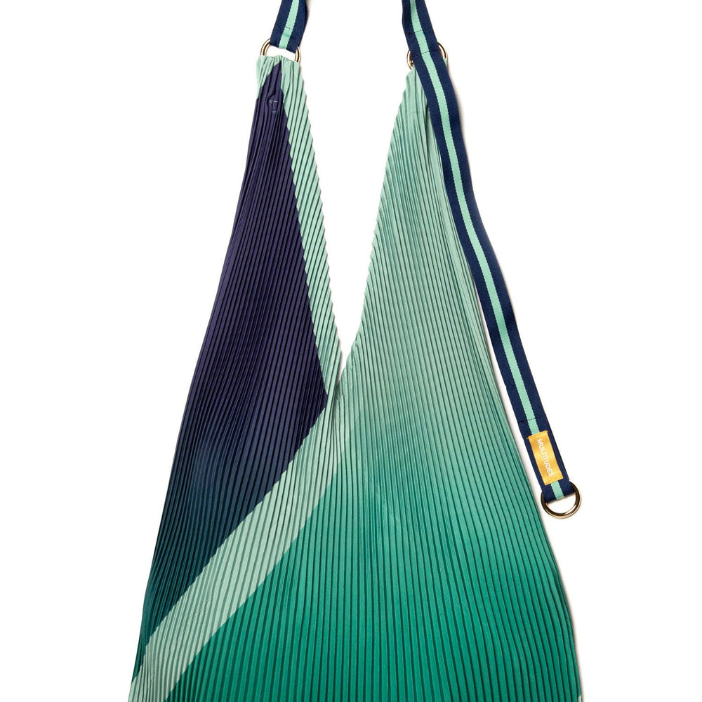 SAC PLISSÉ EN Y MONICA VERT