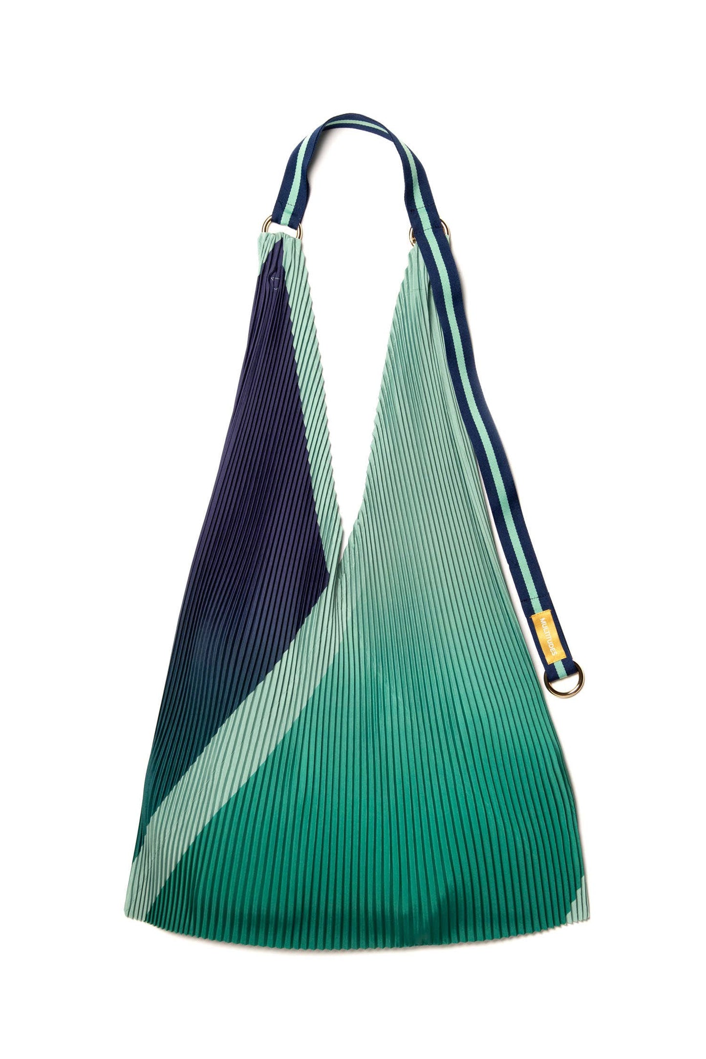 SAC PLISSÉ EN Y MONICA VERT