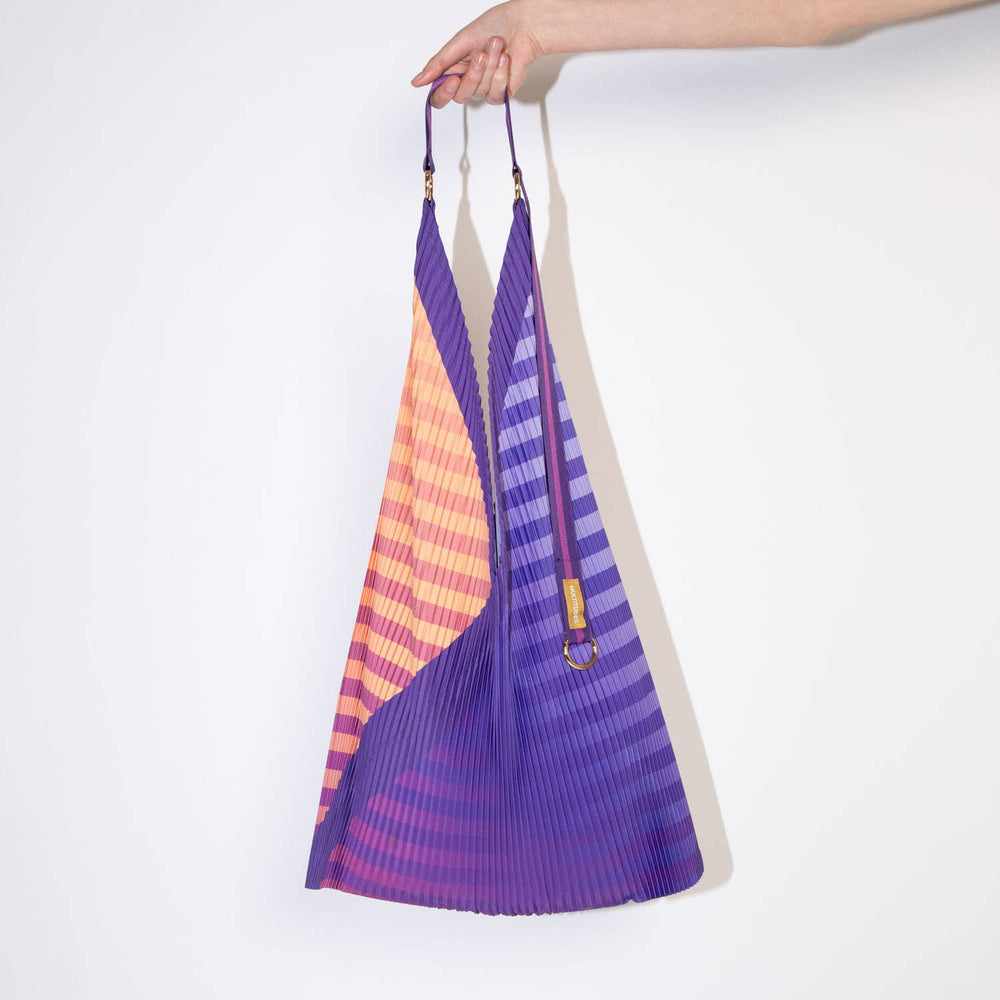 SAC PLISSÉ EN Y CLAUDIA VIOLET