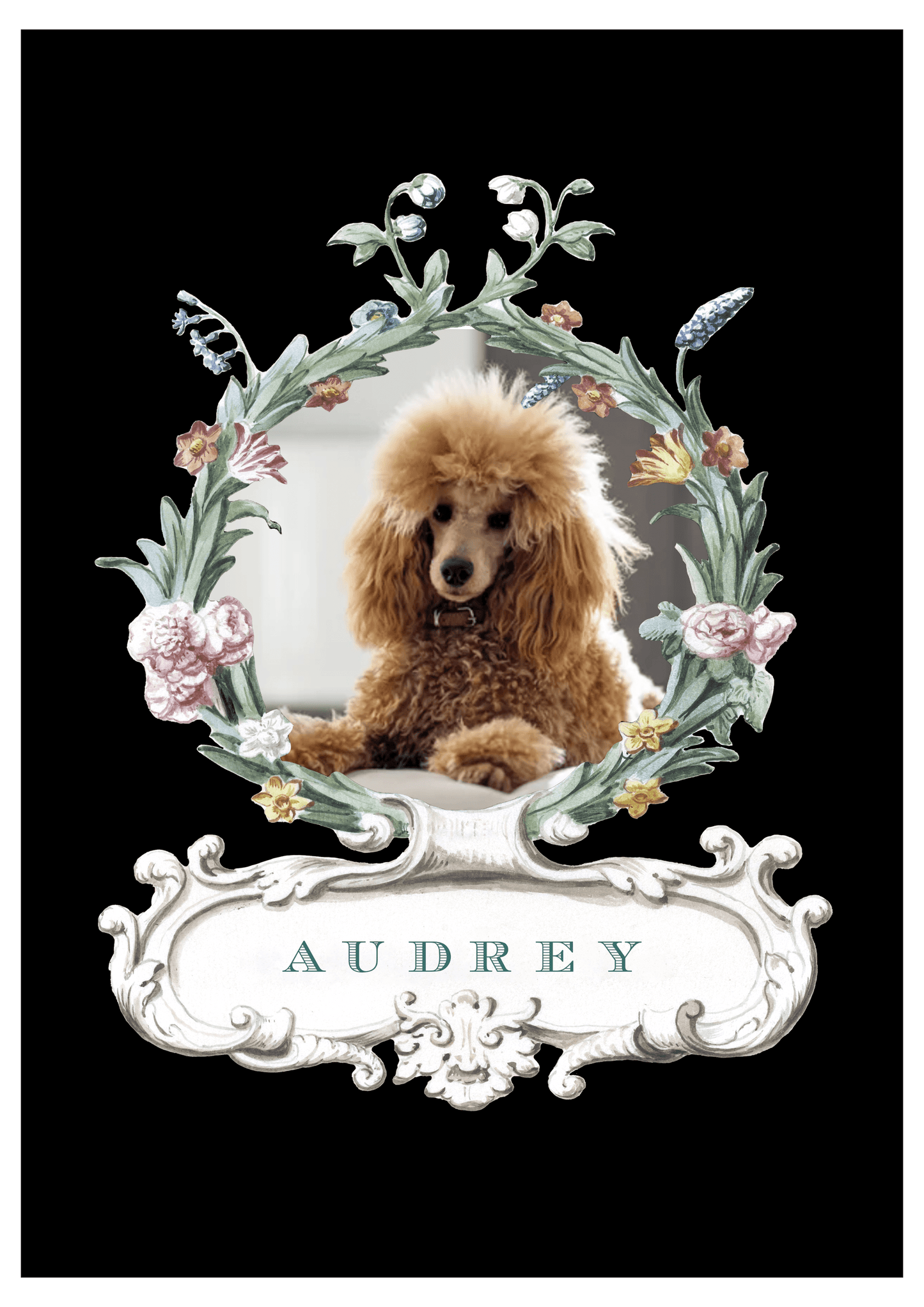 Portrait d'animal de compagnie - Palais Royal Black 