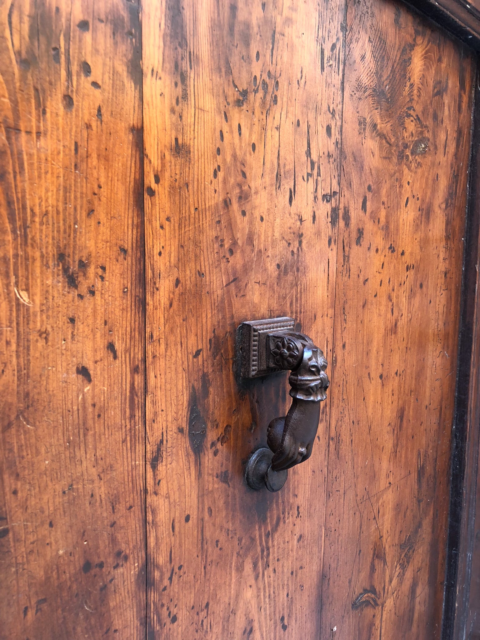 Hand French Door Knocker