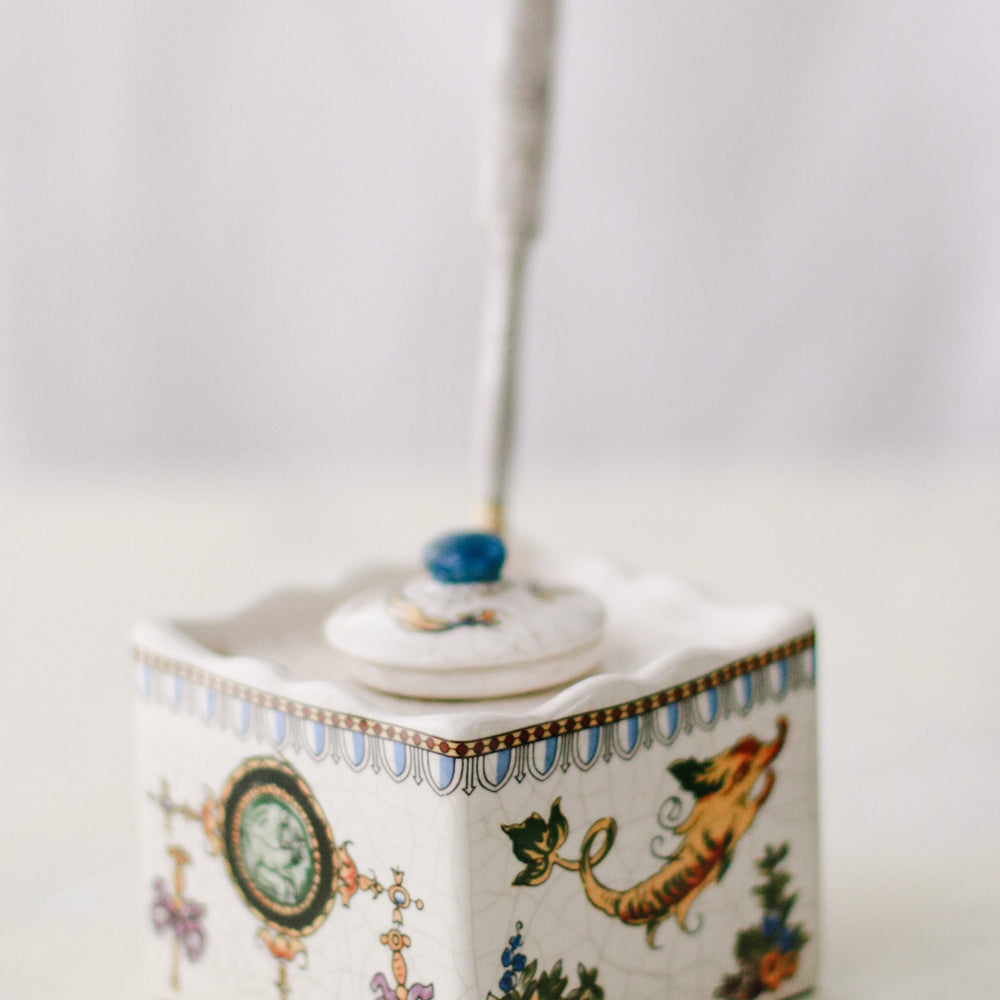 antique inkwell