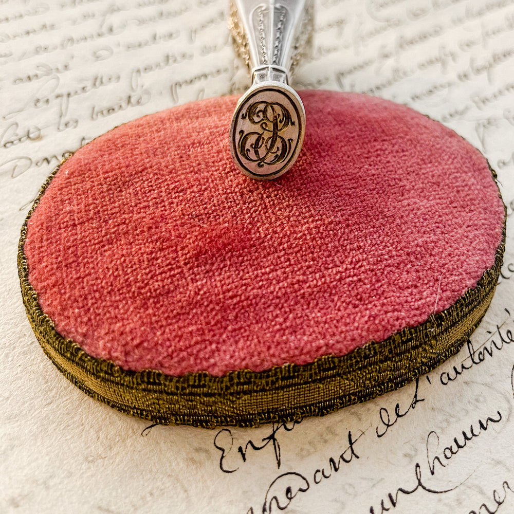 Silver Art Deco Wax Seal - Miss Parfaite 