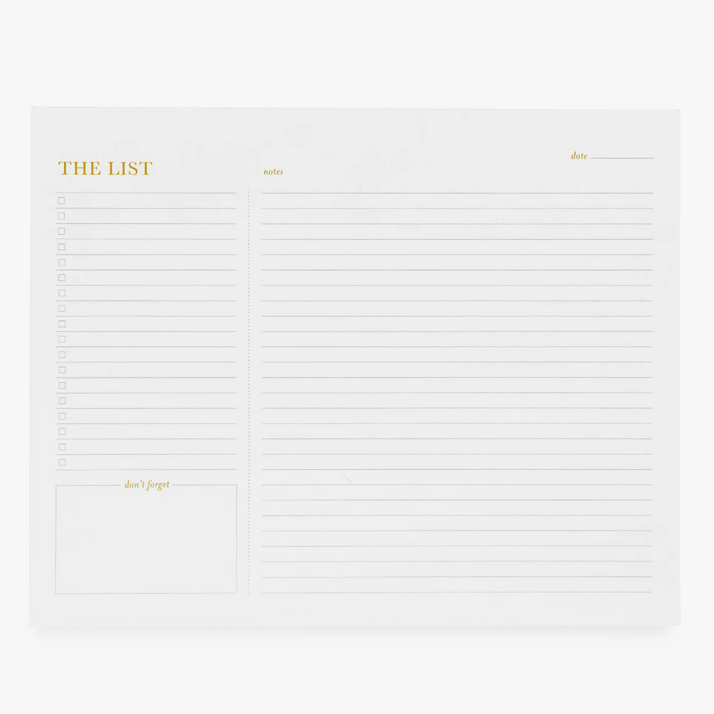 The List Pad - Miss Parfaite 