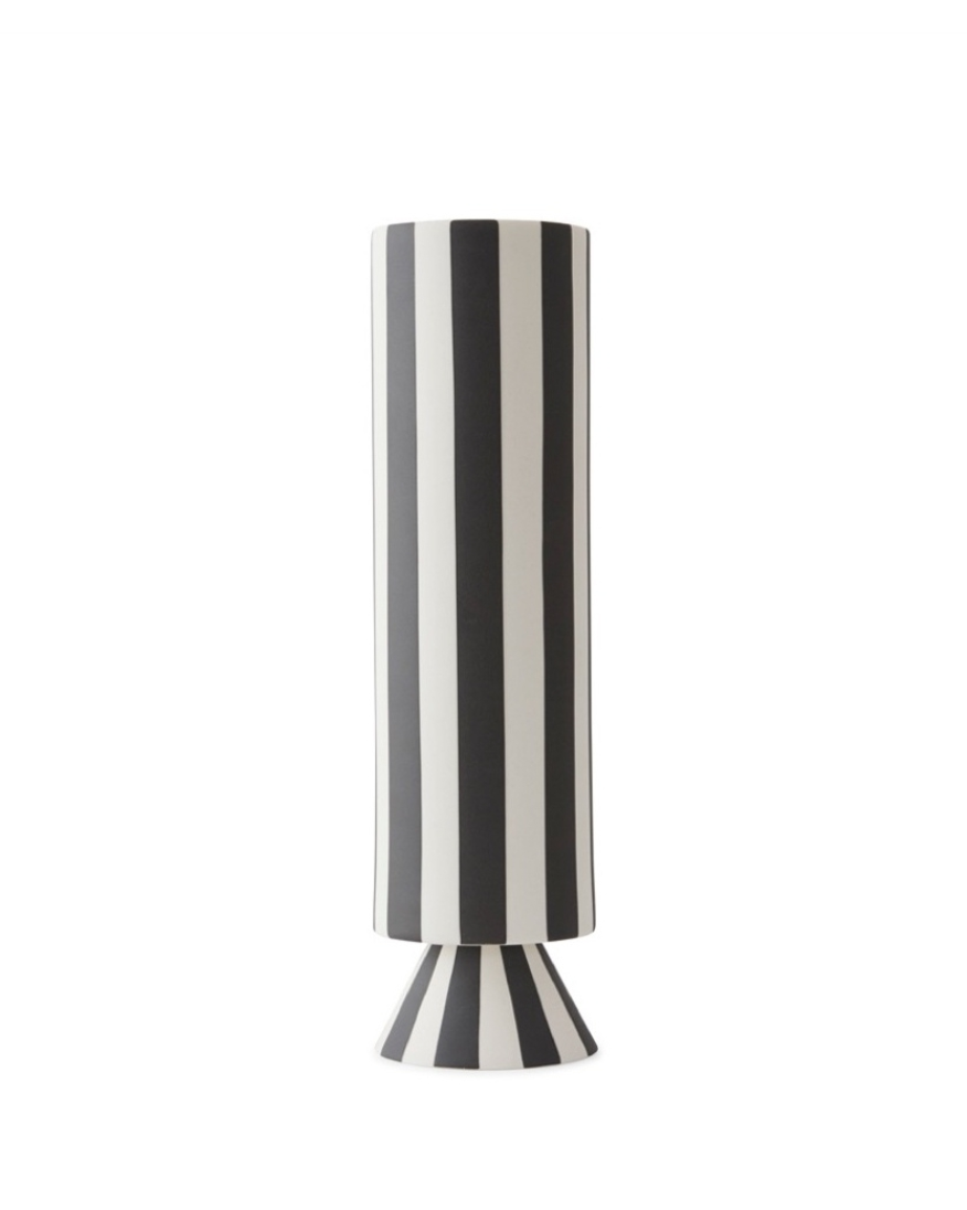 TOPPU VASE - HIGH - WHITE - Miss Parfaite | Luxury Stationery