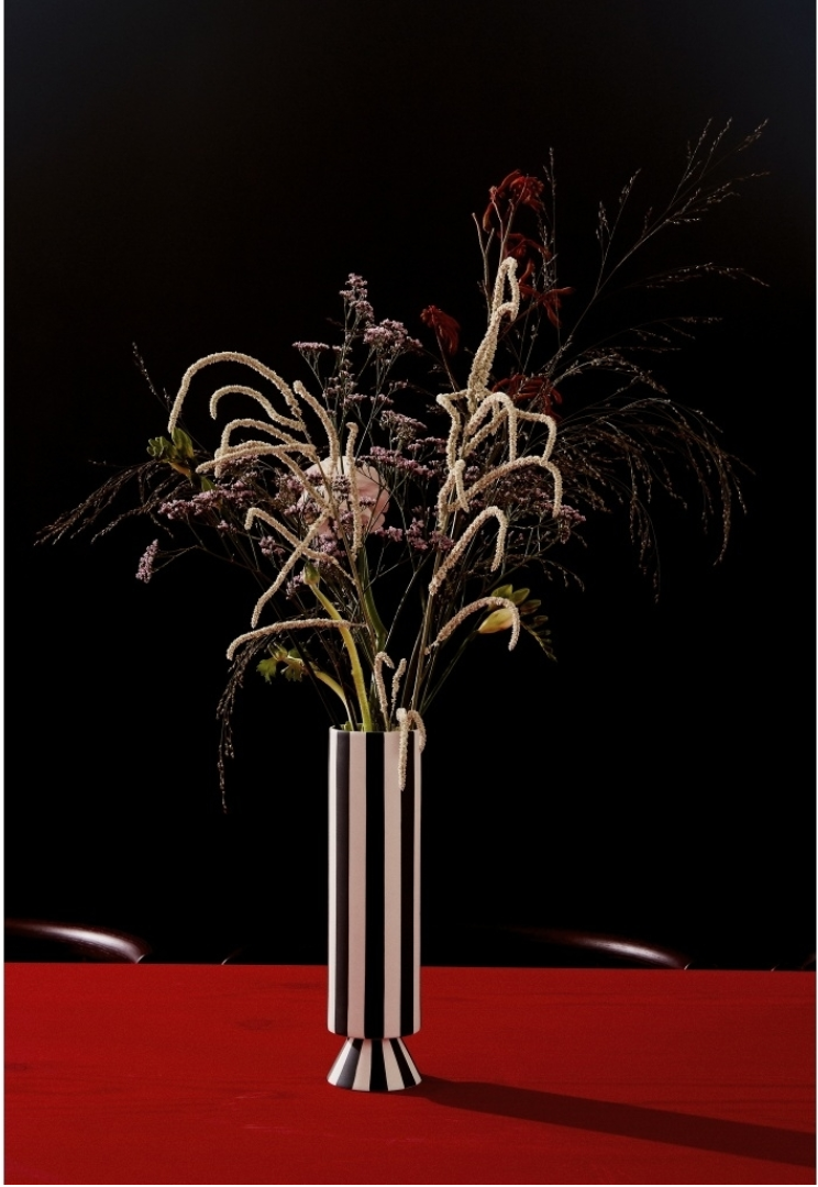 TOPPU VASE - HIGH - WHITE - Miss Parfaite | Luxury Stationery