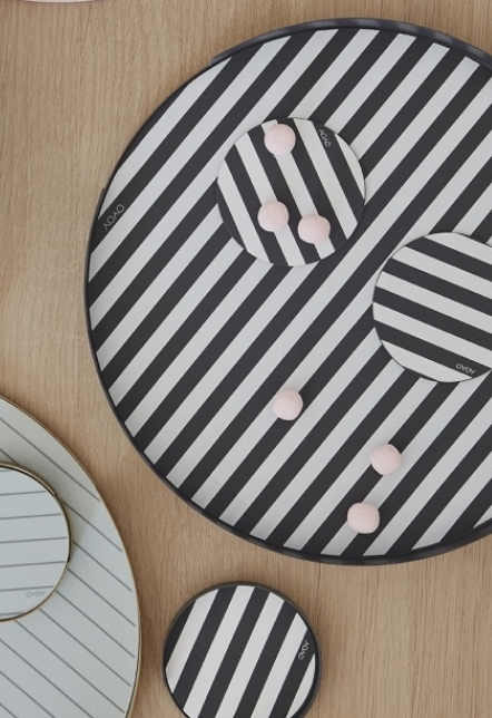 OKA Tray- Anthracite - Miss Parfaite | Luxury Stationery