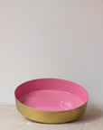 Set of three brass and satin rose bowls - Miss Parfaite | Luxury Stationery