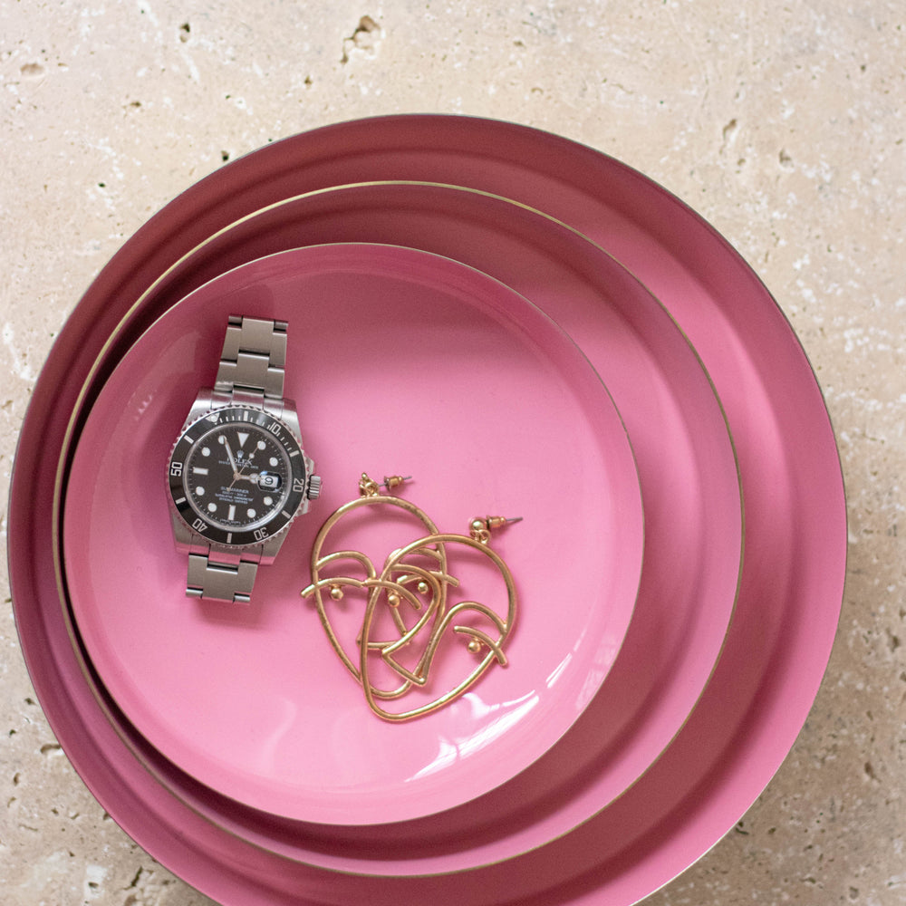 
                  
                    Set of three brass and satin rose bowls - Miss Parfaite | Luxury Stationery
                  
                