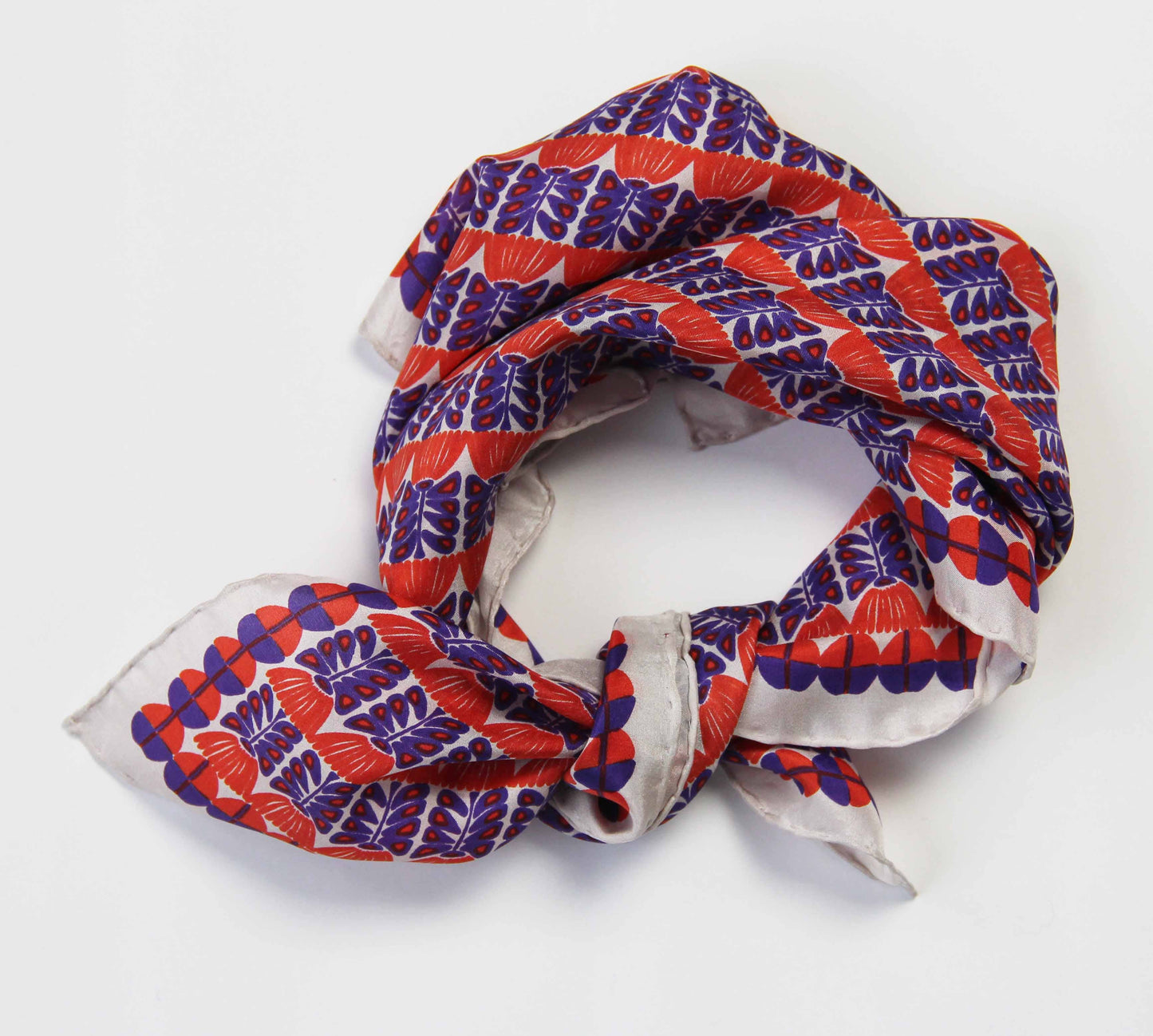 Oslo Orange Mini Scarf - Miss Parfaite 